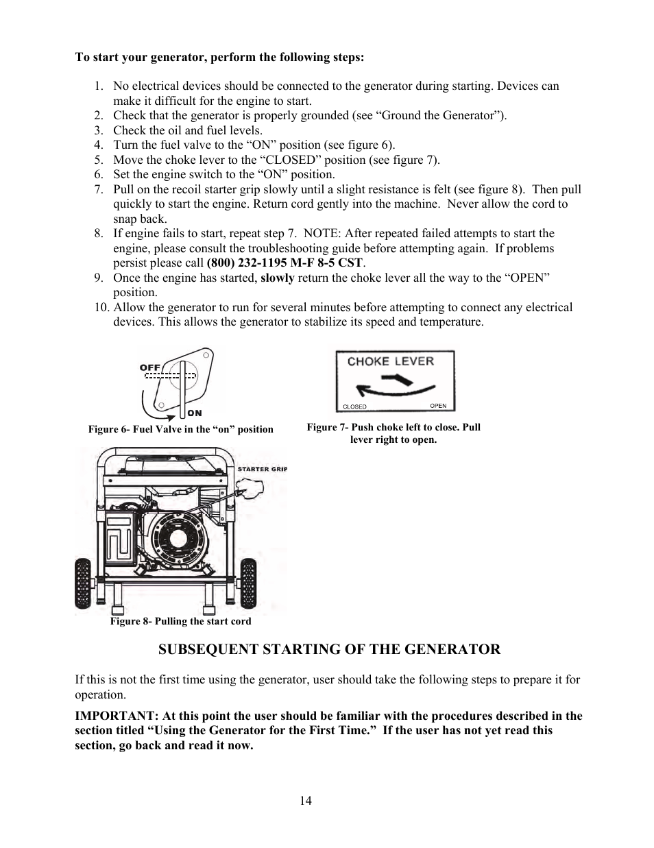 WEN 56405 Power Pro 4050 Watt User Manual | Page 18 / 40