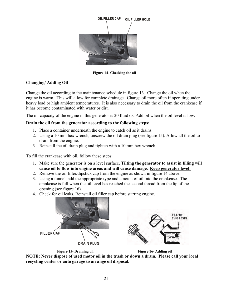 WEN 56405 Power Pro 4050 Watt User Manual | Page 25 / 40