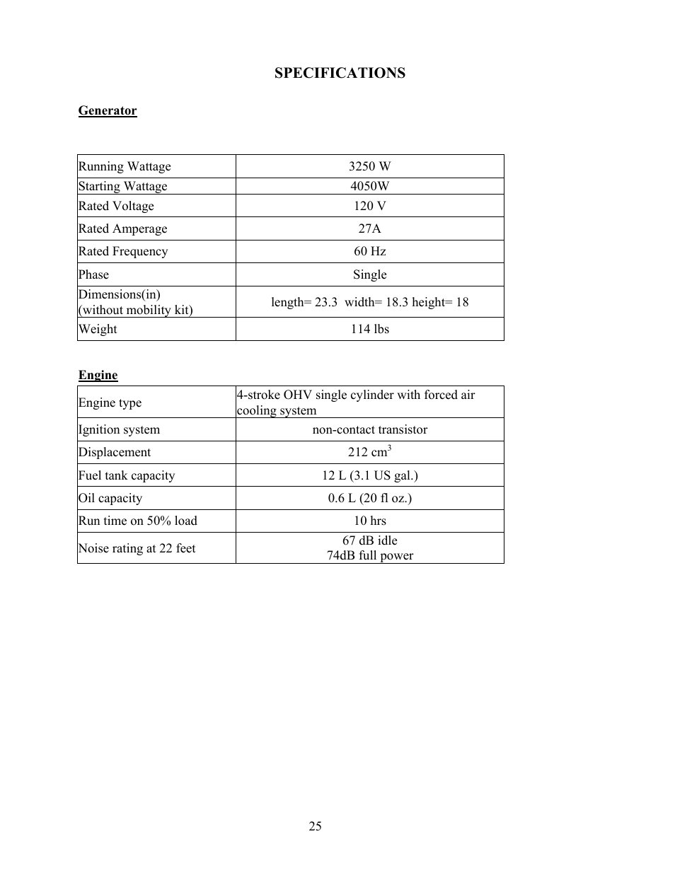 WEN 56405 Power Pro 4050 Watt User Manual | Page 29 / 40