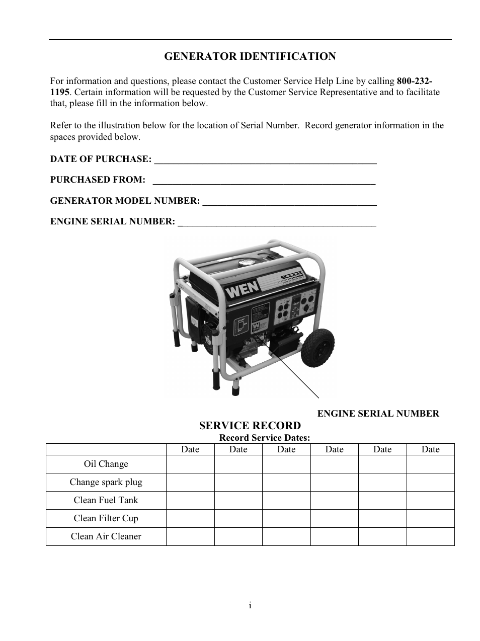 WEN 56877 9000 Watt Electric Start User Manual | Page 2 / 40