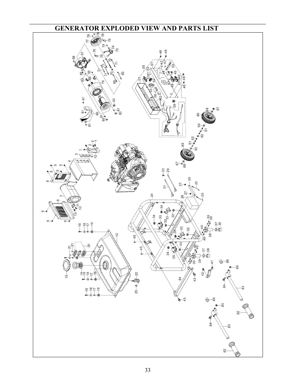 WEN 56877 9000 Watt Electric Start User Manual | Page 36 / 40