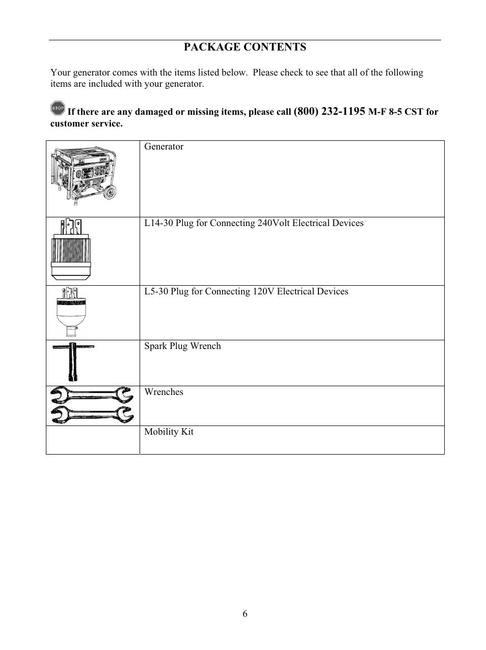 WEN 56877 9000 Watt Electric Start User Manual | Page 9 / 40