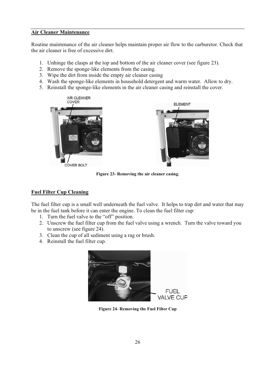 WEN 56682 7000 Watt Electric Start User Manual | Page 29 / 40