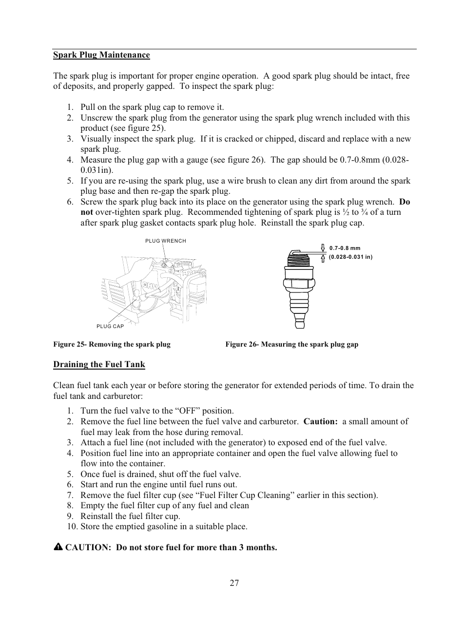 WEN 56682 7000 Watt Electric Start User Manual | Page 30 / 40