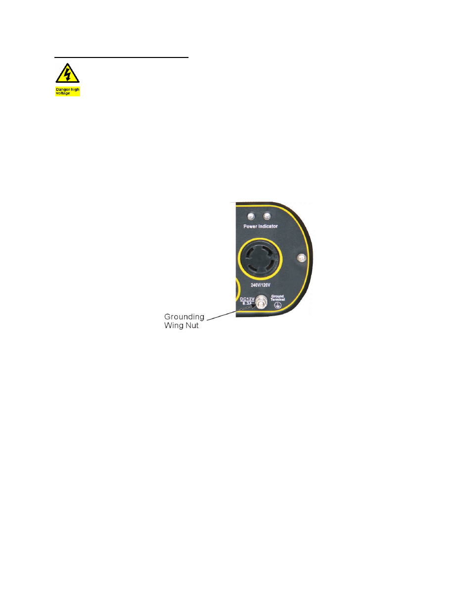 Step 3- ground the generator, Warning | WEN 56551 5500 Watt User Manual | Page 18 / 40