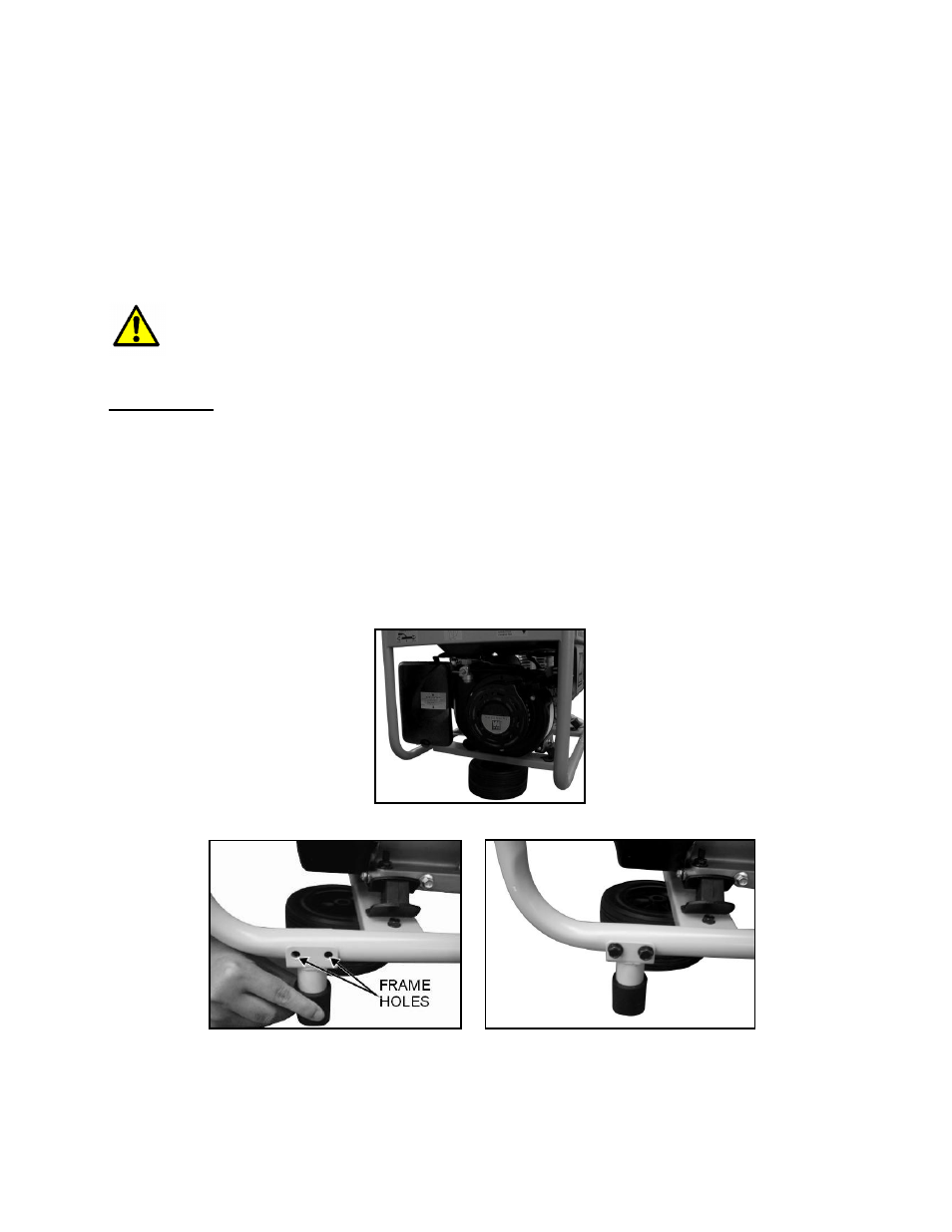 Assembly, Warning | WEN 56475 4750W Electric Start User Manual | Page 11 / 41
