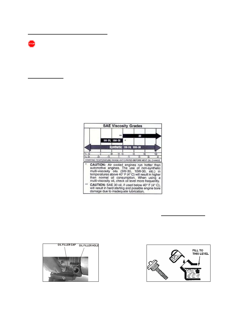 Generator preparation, Using the generator for the first time, Step 1 - fill oil | WEN 56475 4750W Electric Start User Manual | Page 13 / 41