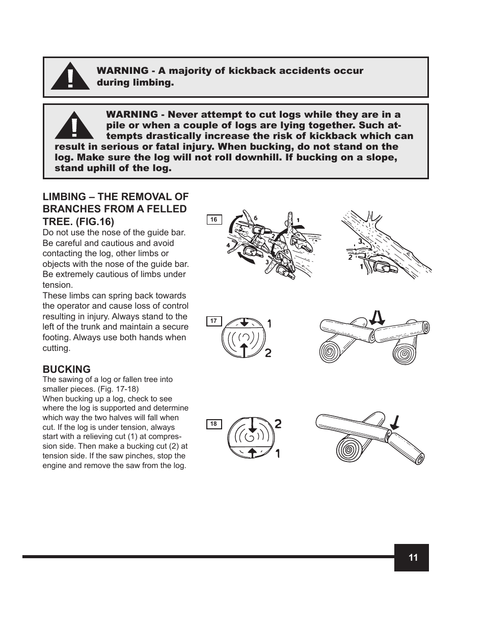 WEN 4014 14 Electric Chainsaw User Manual | Page 11 / 18