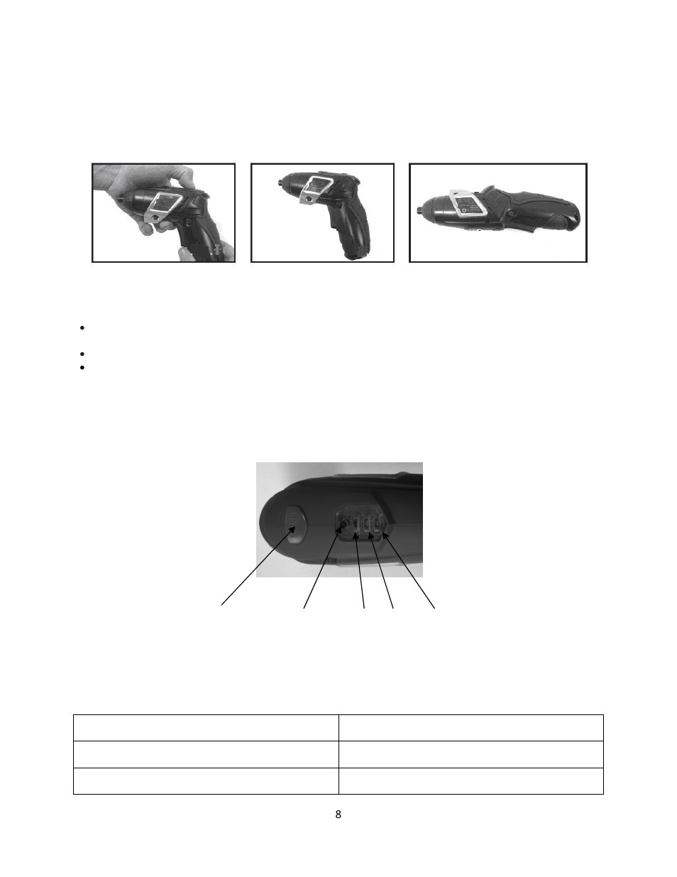 WEN 49036 3.6V Lithium Ion Cordless Screwdriver User Manual | Page 8 / 10