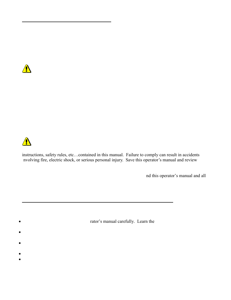 Rules for safe operation, General instructions for all power tools | WEN 2307 101 Piece Rotary Tool Kit User Manual | Page 3 / 11