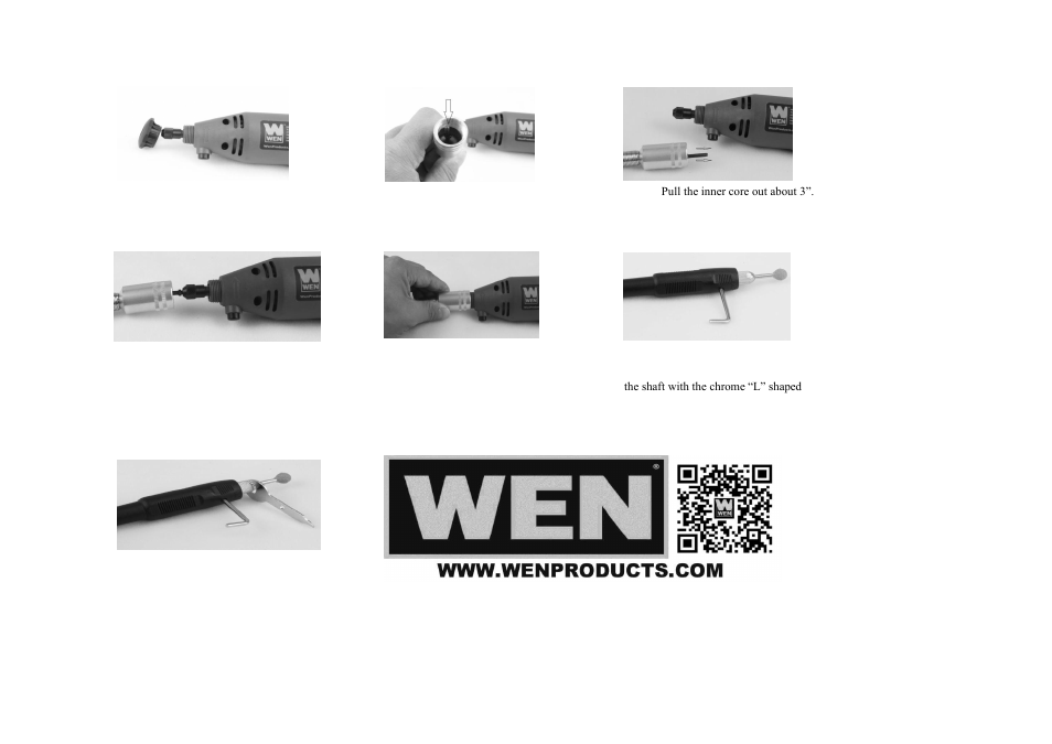 WEN 2305 Rotary tool kit Flex Shaft Assembly User Manual | 1 page