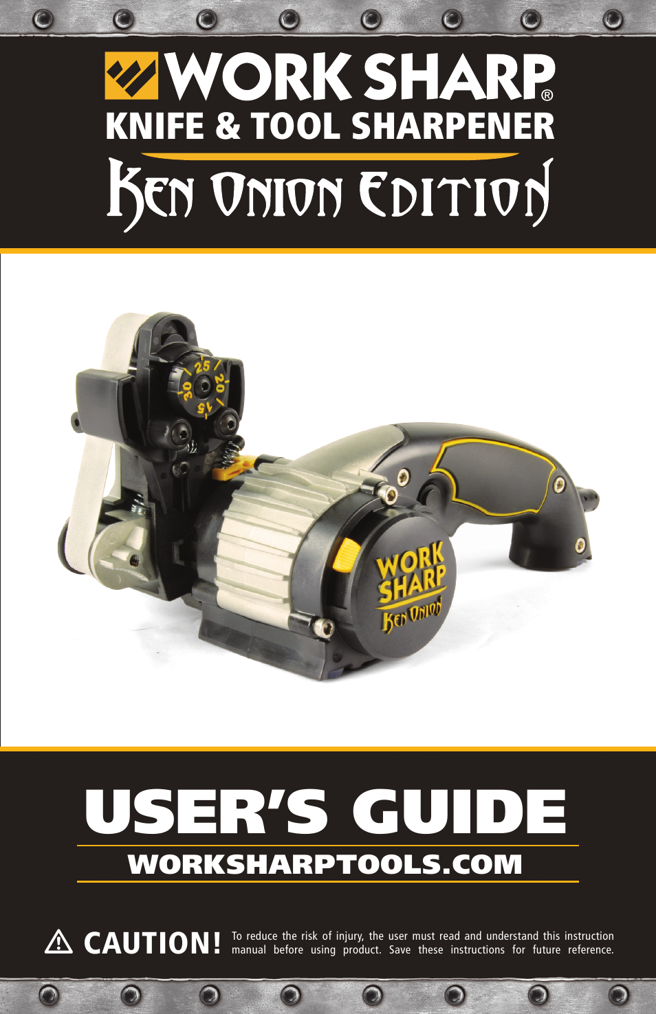 Work Sharp WSKTS-KO KNIFE & TOOL SHARPENER User Guide User Manual | 28 pages