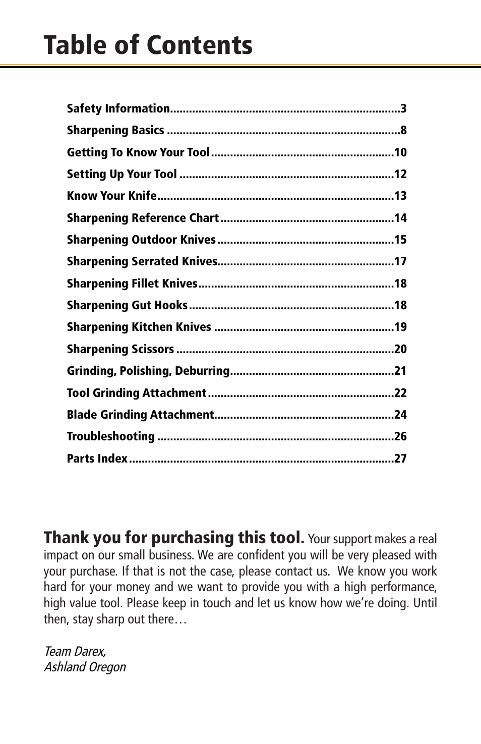 Work Sharp WSKTS-KO KNIFE & TOOL SHARPENER User Guide User Manual | Page 2 / 28