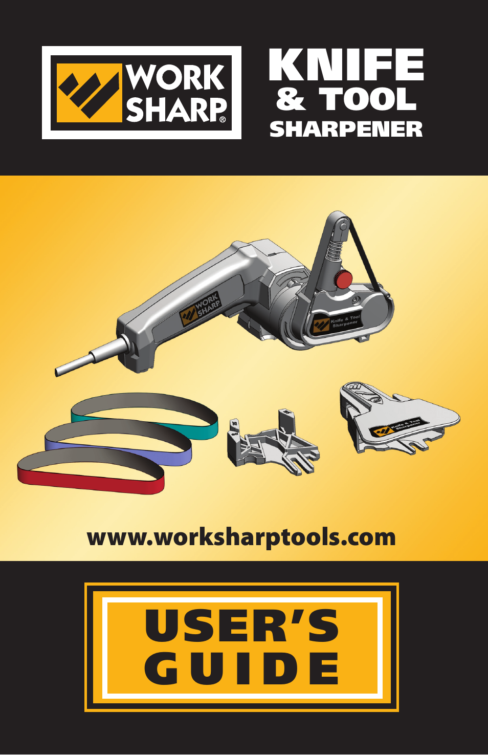 Work Sharp WSKTS-W Original KNIFE & TOOL SHARPENER User Manual | 24 pages