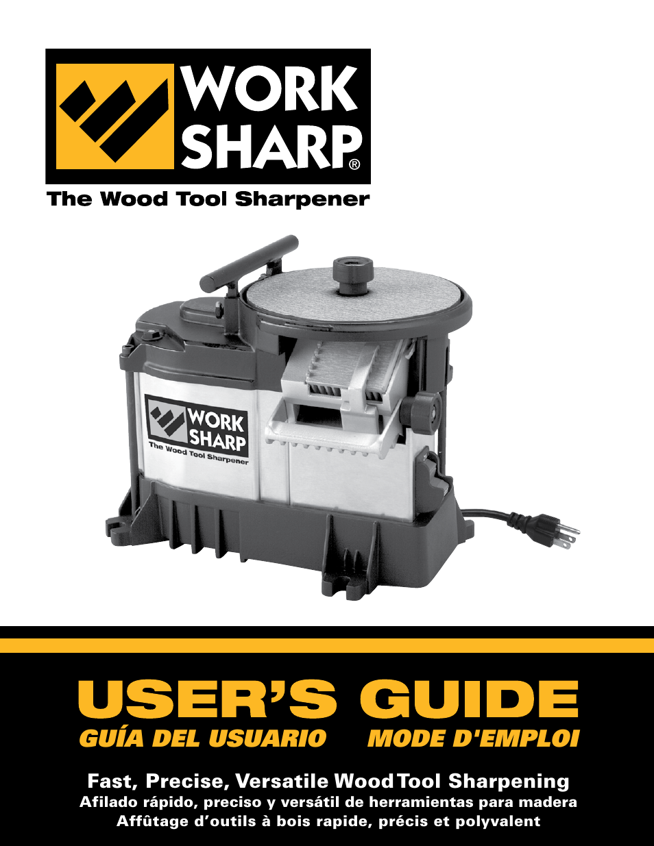 Work Sharp WS3000 Woodworking Tool Sharpener User Guide User Manual | 48 pages