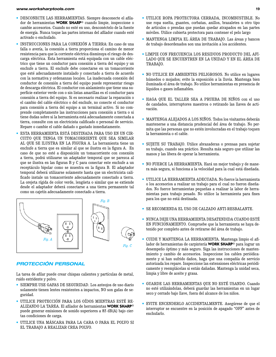 Work Sharp WS3000 Woodworking Tool Sharpener User Guide User Manual | Page 19 / 48
