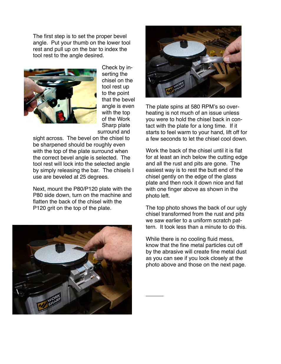 Work Sharp Sharpening System User Manual | Page 20 / 37