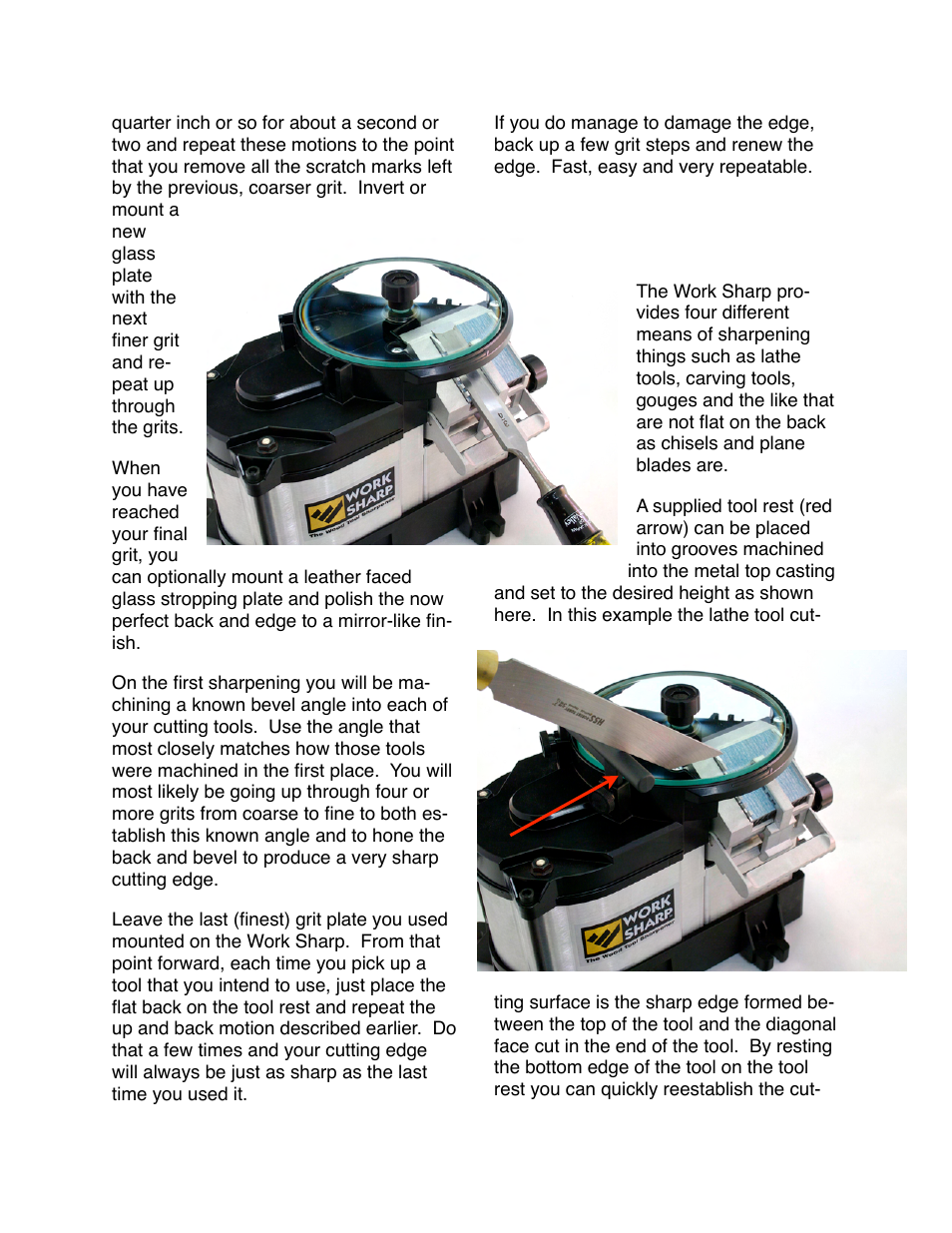 Work Sharp Sharpening System User Manual | Page 6 / 37