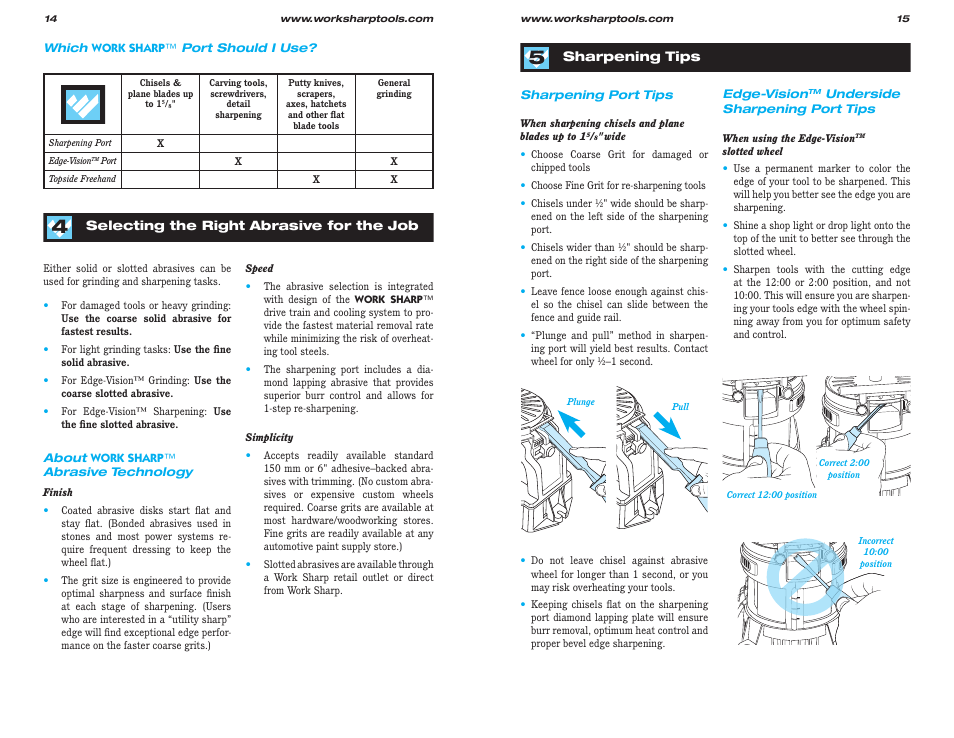 Work Sharp WS2000 Tool Sharpener & Grinder User Guide User Manual | Page 8 / 31
