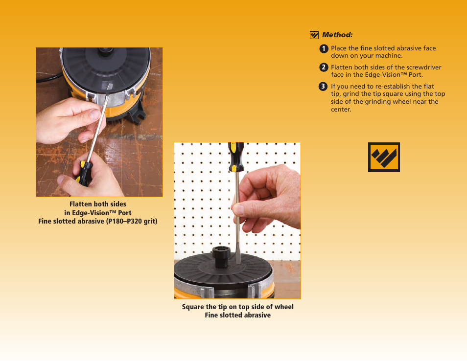 Work Sharp WS2000 Tool Sharpener & Grinder Step By Step Guide User Manual | Page 17 / 32