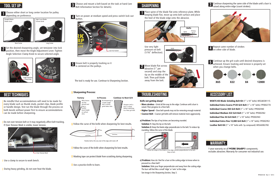 Work Sharp WSKTS-KO Blade Grinding Attachment User Manual | Page 2 / 2