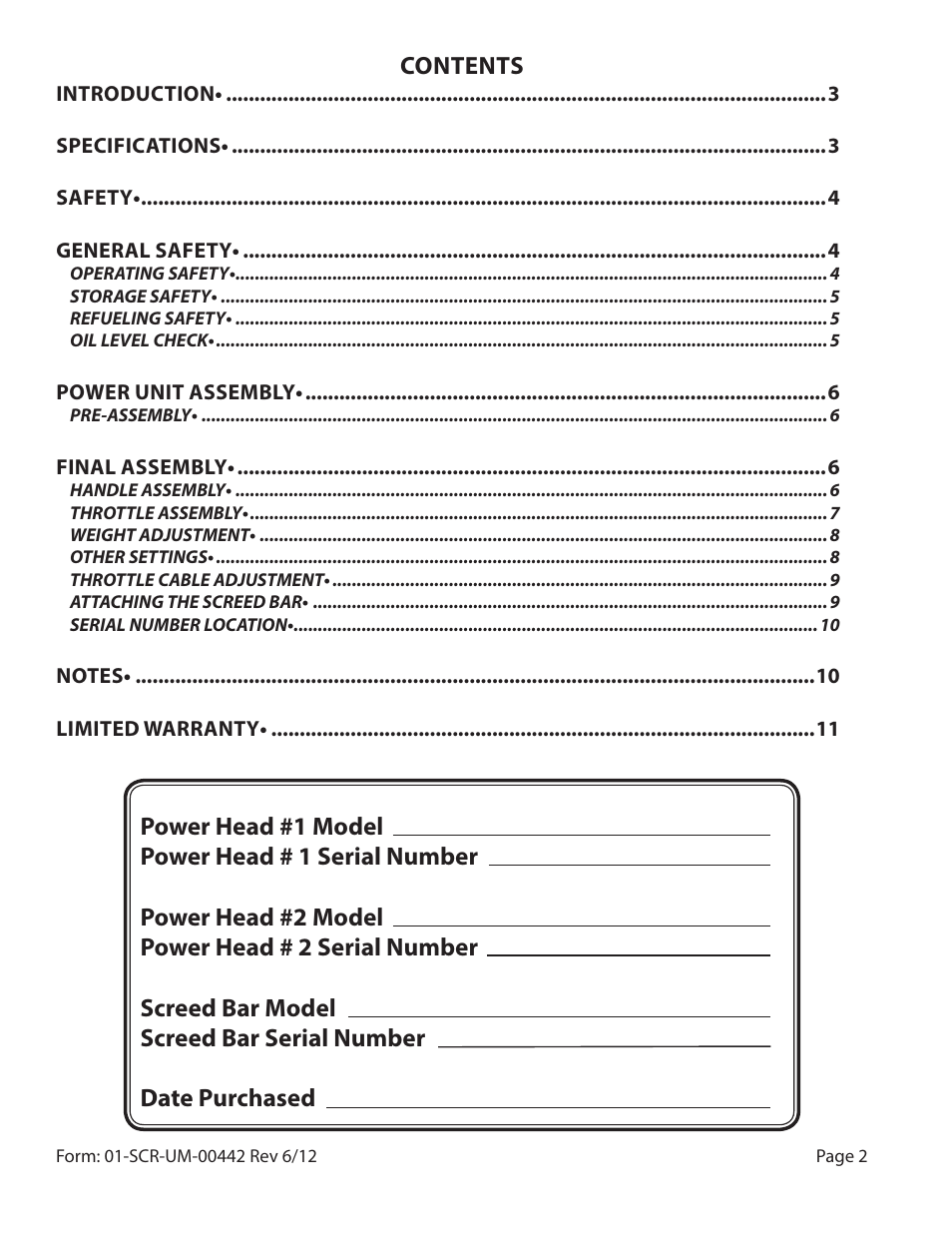 WycoTool Single and Double Powerhead User Manual | Page 2 / 12