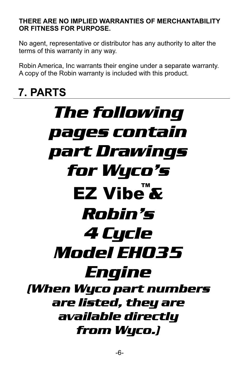 WycoTool EH035 EZ-Vibe User Manual | Page 7 / 26