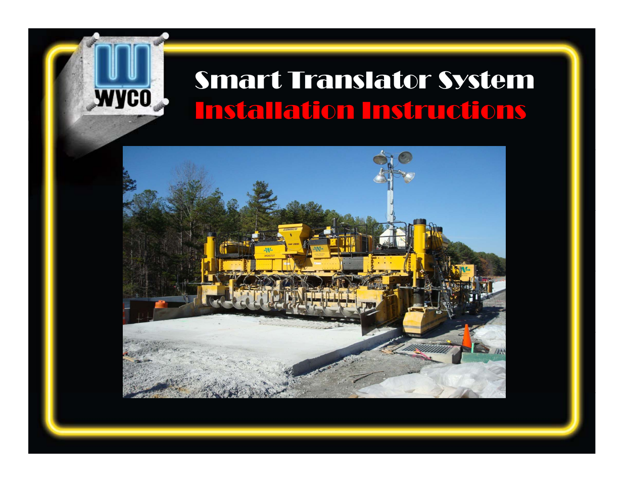 WycoTool Smart Translator System Installation User Manual | 33 pages