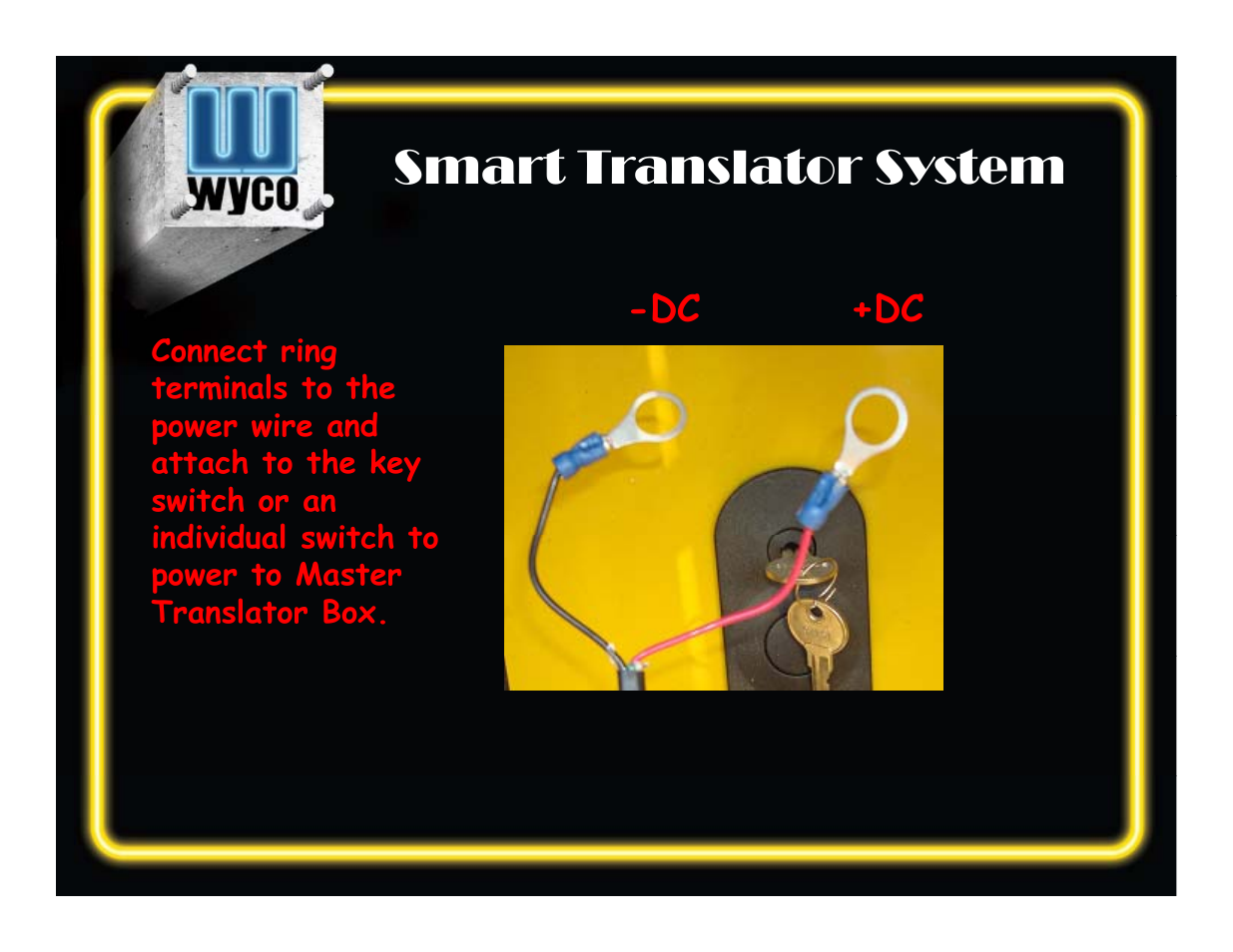 Smart translator system | WycoTool Smart Translator System Installation User Manual | Page 12 / 33