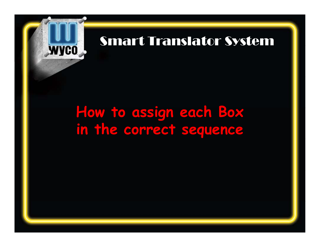 WycoTool Smart Translator System Installation User Manual | Page 17 / 33
