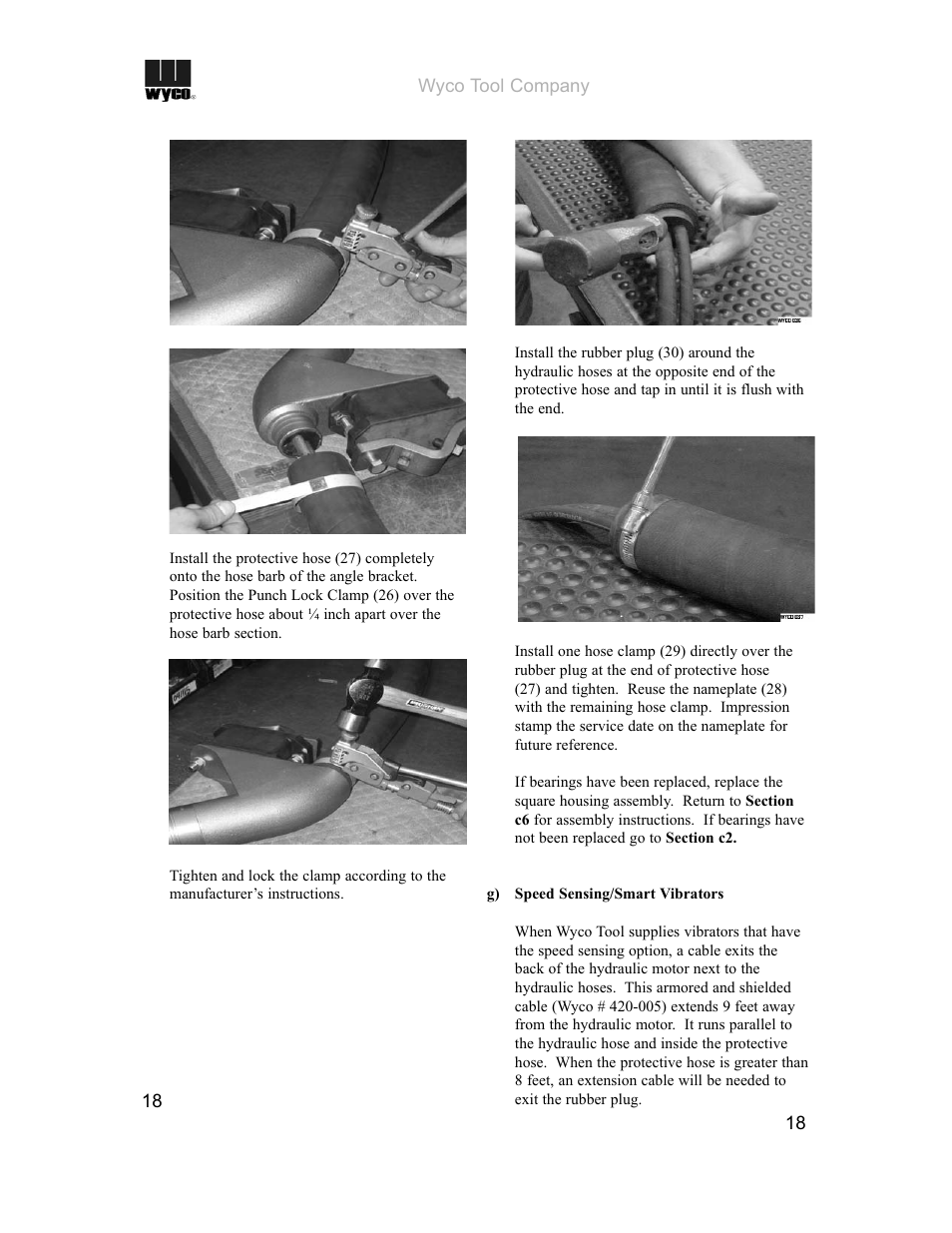 WycoTool Hydraulic Paving Vibrators User Manual | Page 20 / 25