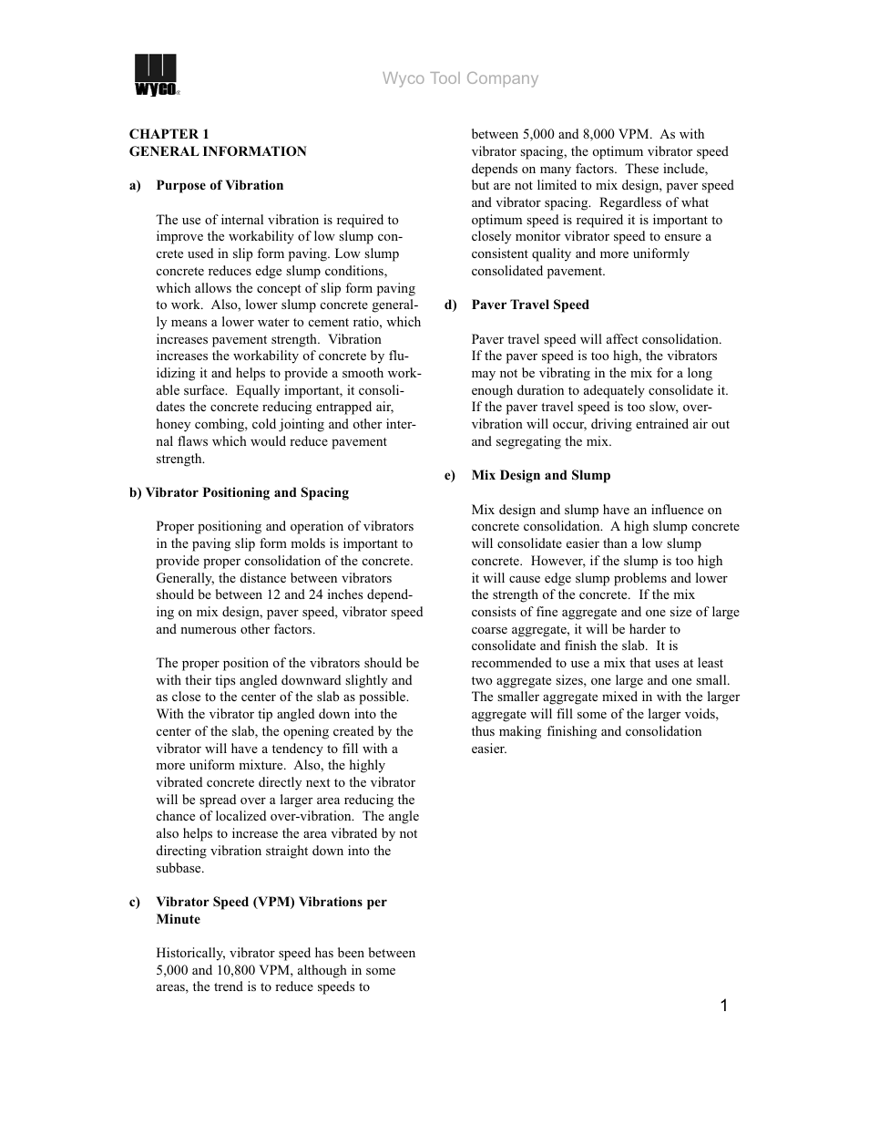 WycoTool Hydraulic Paving Vibrators User Manual | Page 3 / 25