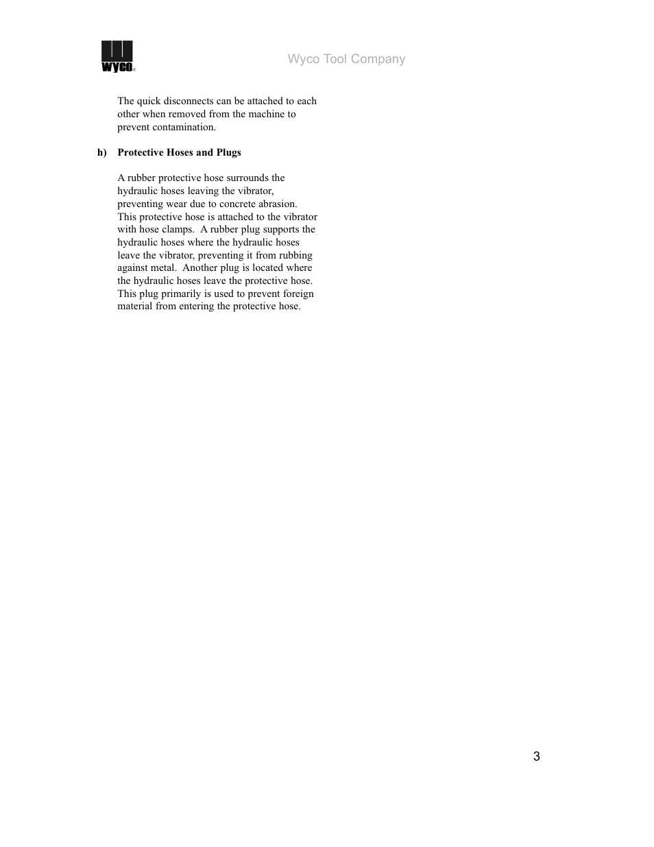 WycoTool Hydraulic Paving Vibrators User Manual | Page 5 / 25