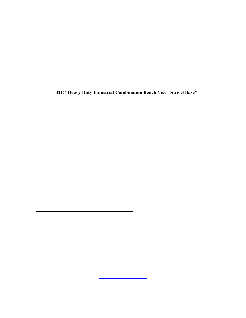 Yost Vises 32C User Manual | Page 5 / 6
