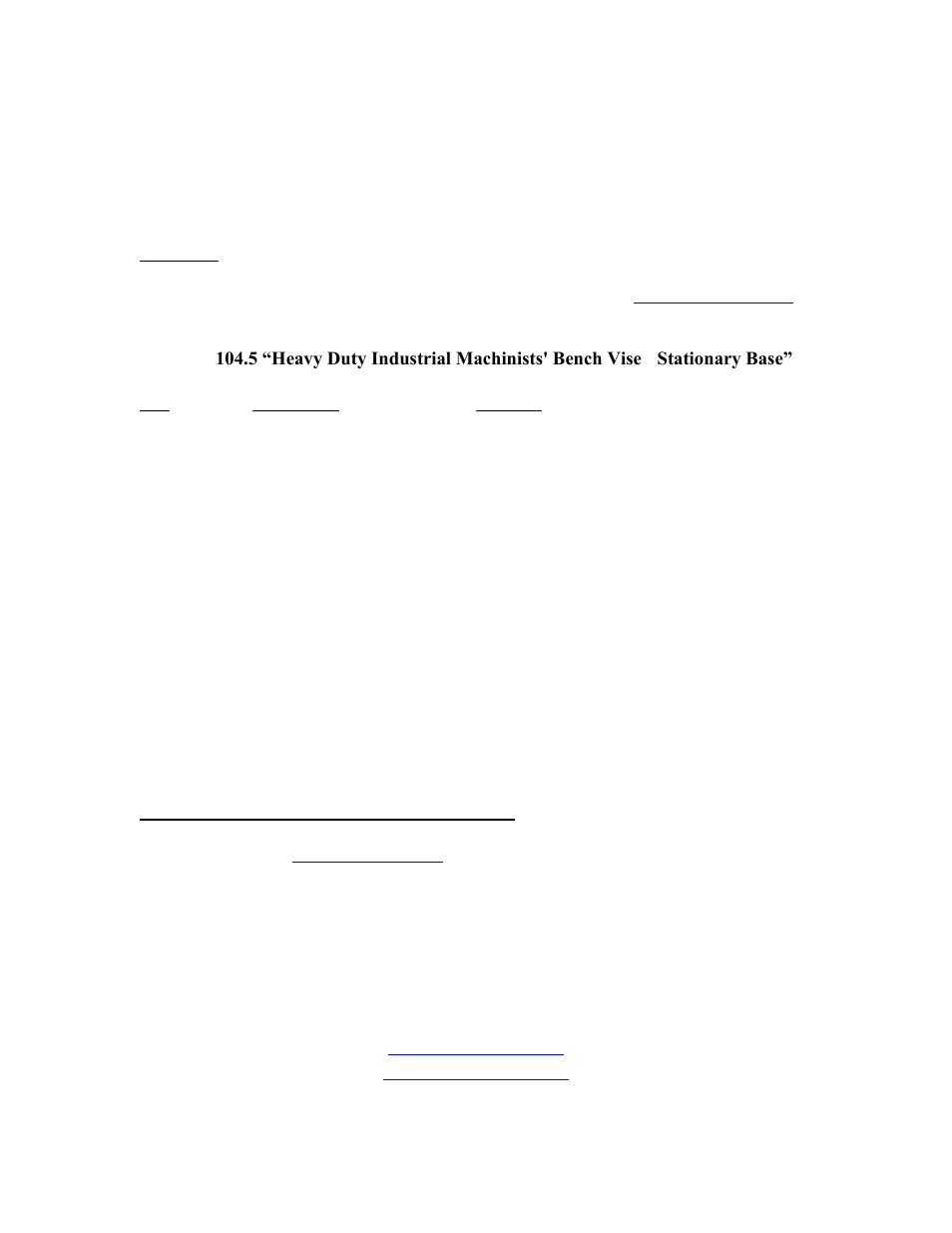 Yost Vises 104.5 User Manual | Page 5 / 6