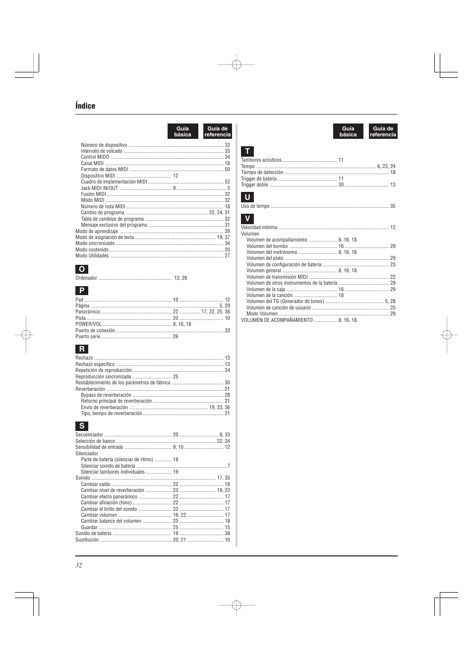 Índice | Yamaha DTXPRESS II User Manual | Page 122 / 184