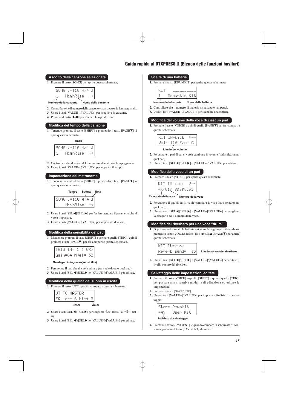 Yamaha DTXPRESS II User Manual | Page 135 / 184
