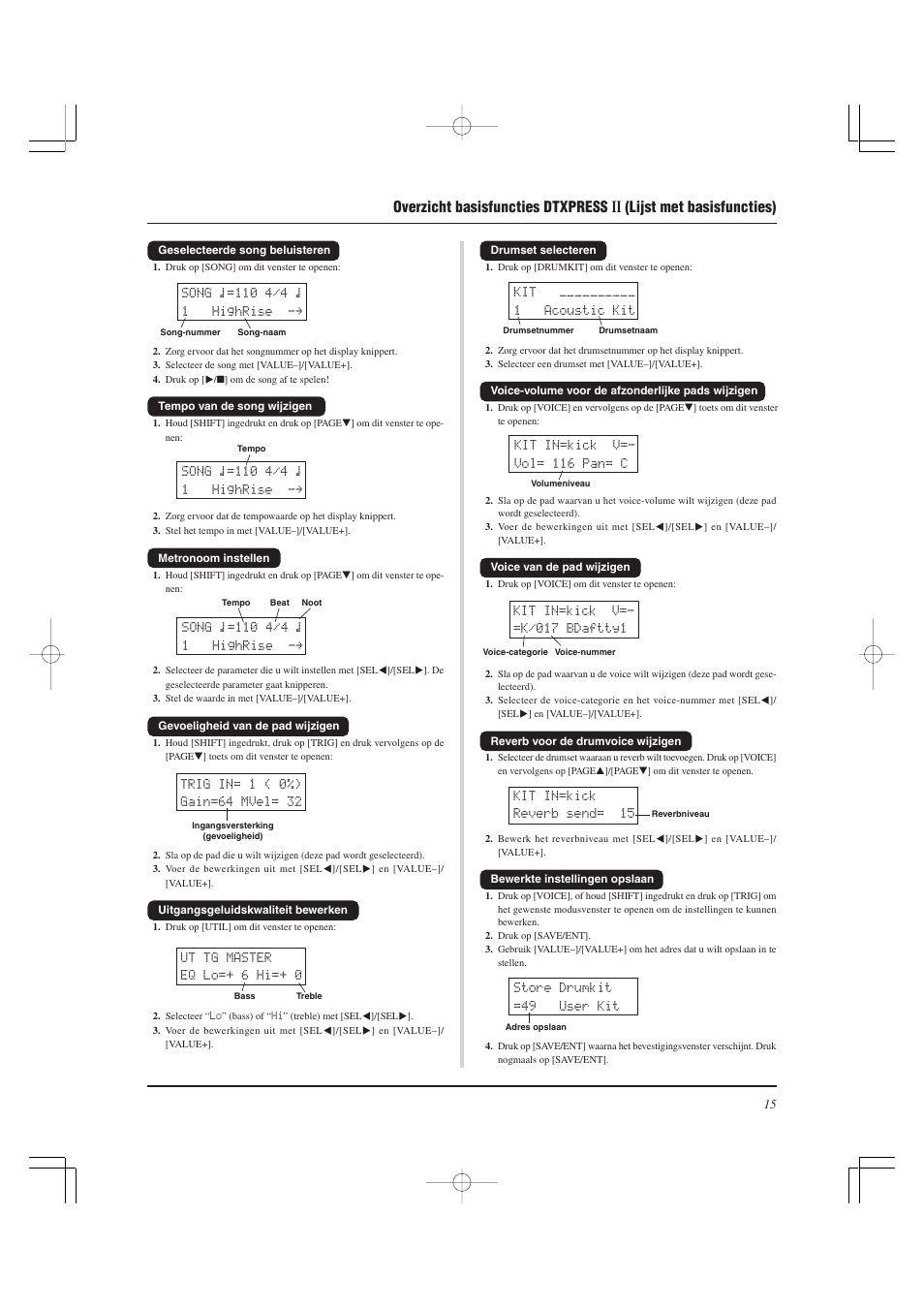 Yamaha DTXPRESS II User Manual | Page 165 / 184