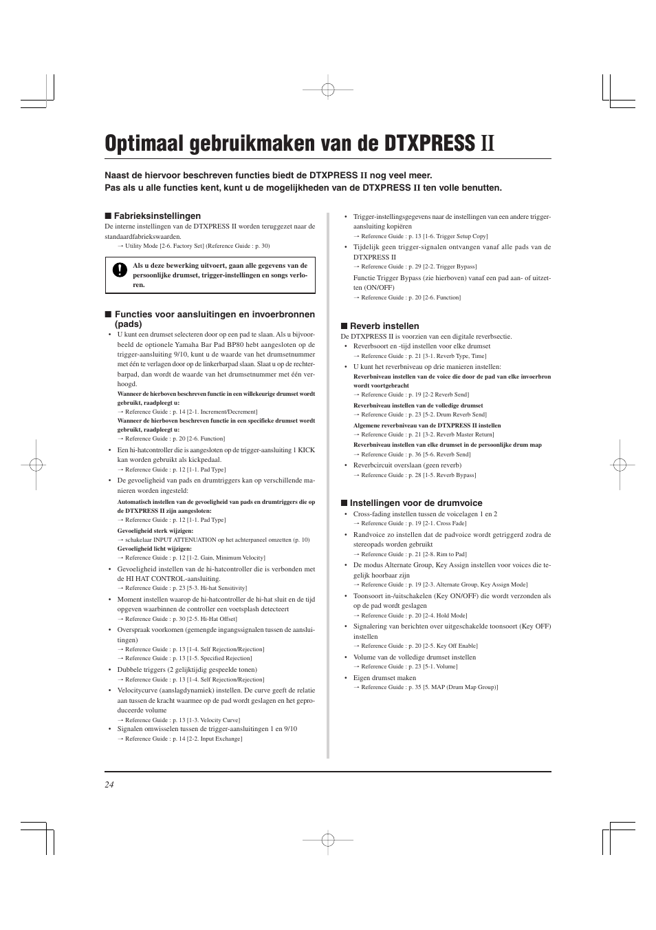 Optimaal gebruikmaken van de dtxpress | Yamaha DTXPRESS II User Manual | Page 174 / 184