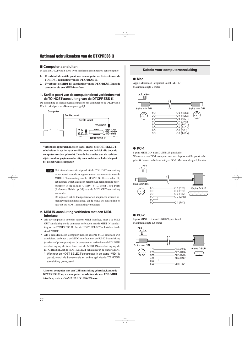 Optimaal gebruikmaken van de dtxpress | Yamaha DTXPRESS II User Manual | Page 176 / 184