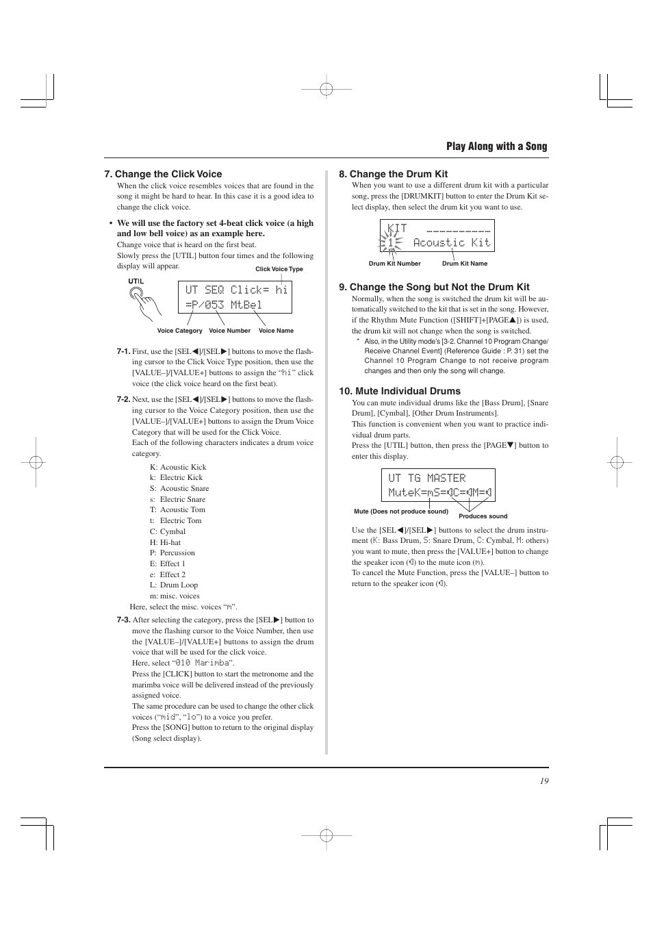 Yamaha DTXPRESS II User Manual | Page 19 / 184