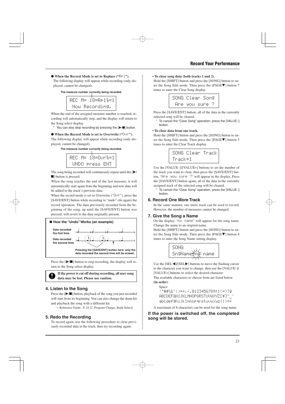 Yamaha DTXPRESS II User Manual | Page 21 / 184