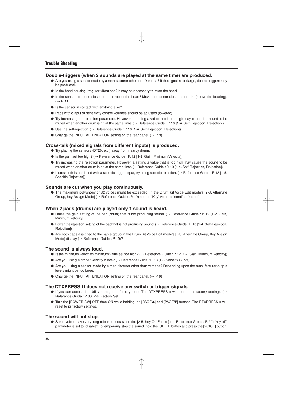 Yamaha DTXPRESS II User Manual | Page 30 / 184