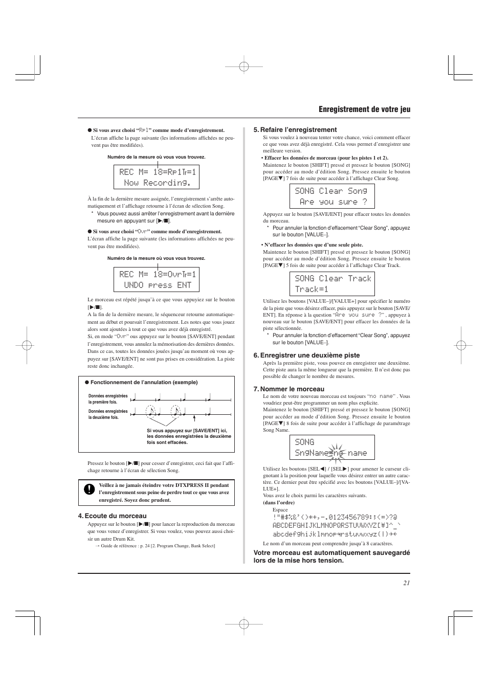Yamaha DTXPRESS II User Manual | Page 51 / 184