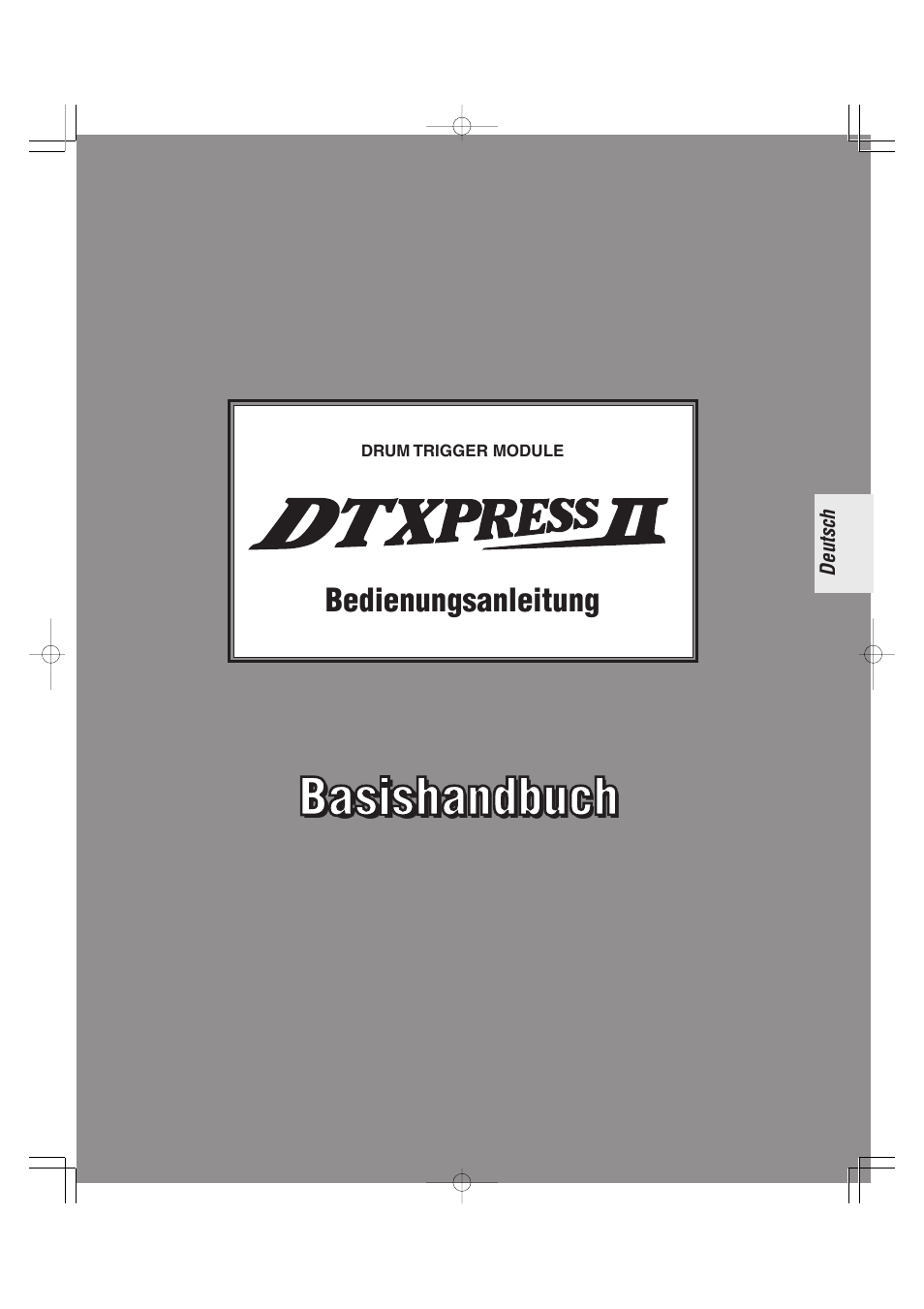 Deutsch, Besishandbuch | Yamaha DTXPRESS II User Manual | Page 63 / 184