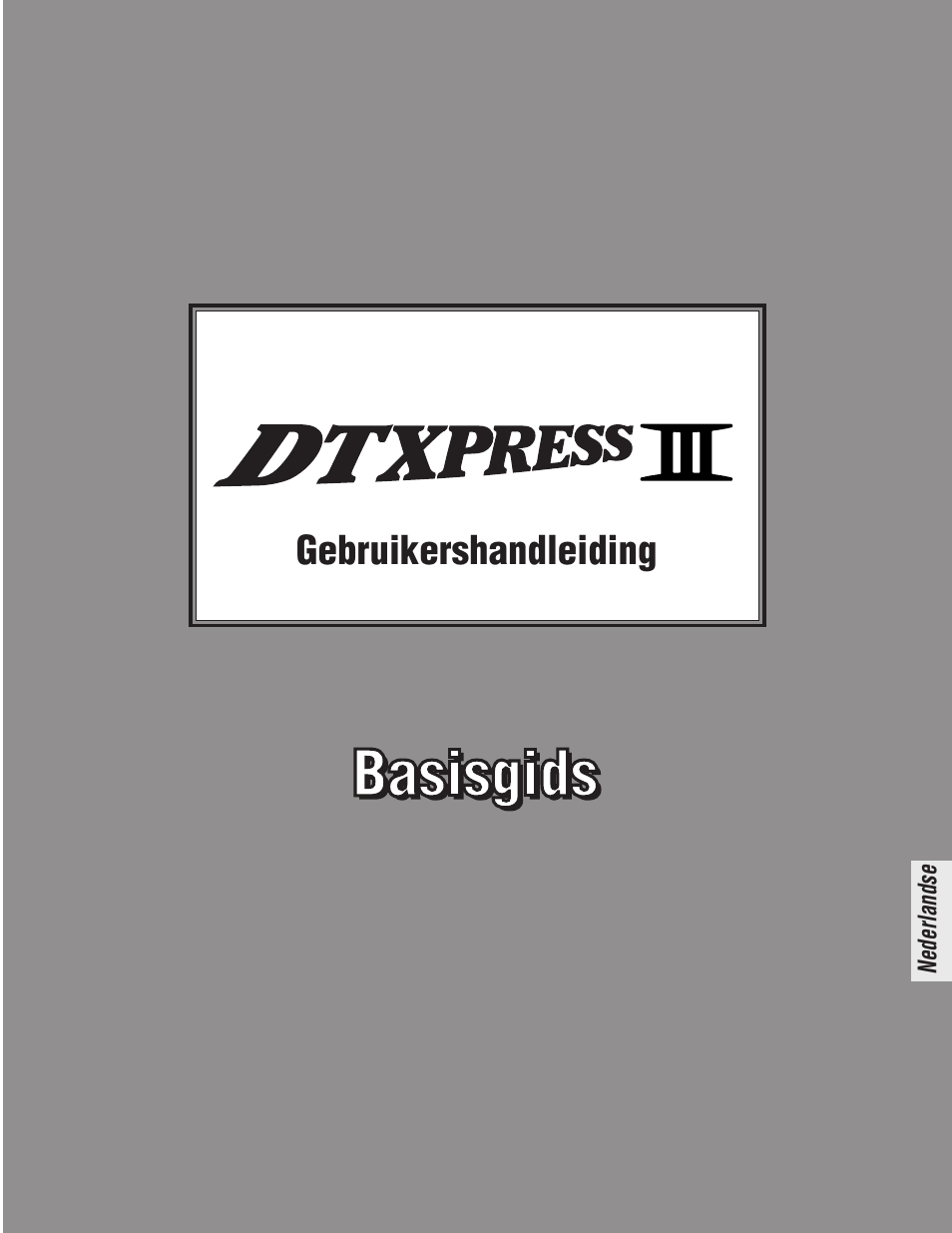 Nederlandse, Gebruikershandleiding | Yamaha DTXPRESS III User Manual | Page 163 / 196