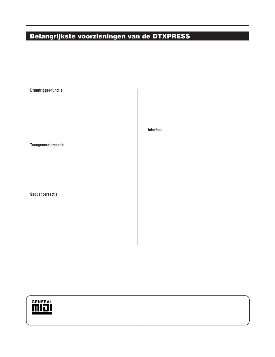 Belangrijkste voorzieningen van de dtxpress iii | Yamaha DTXPRESS III User Manual | Page 166 / 196