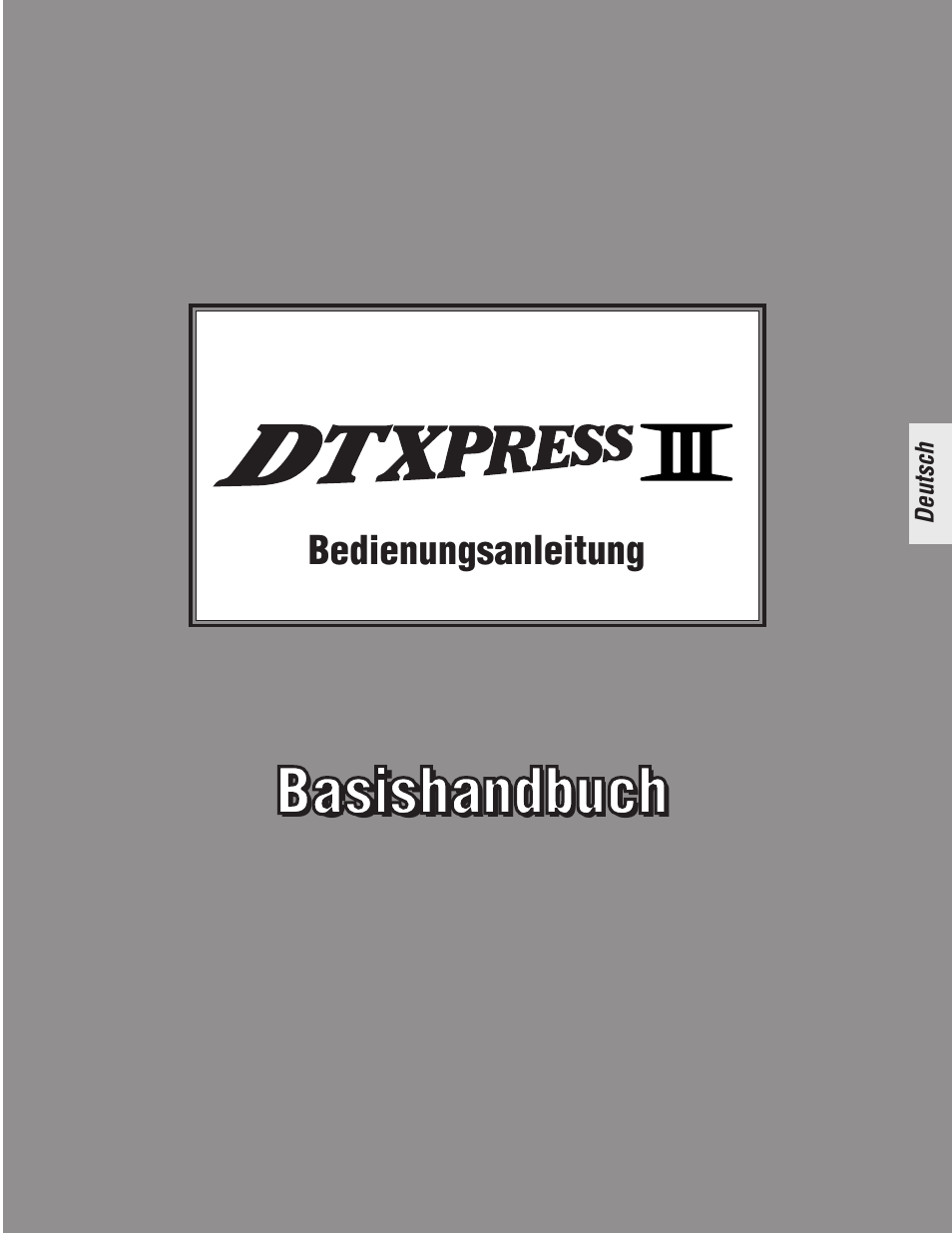 Deutsch, Besishandbuch | Yamaha DTXPRESS III User Manual | Page 67 / 196