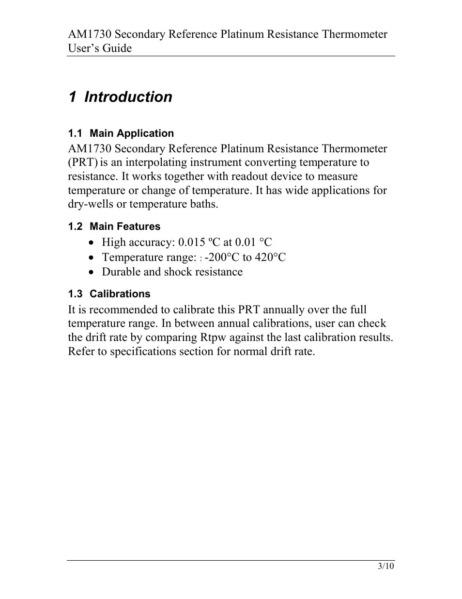 1 introduction | AccuMac AM1730 User Manual | Page 4 / 10