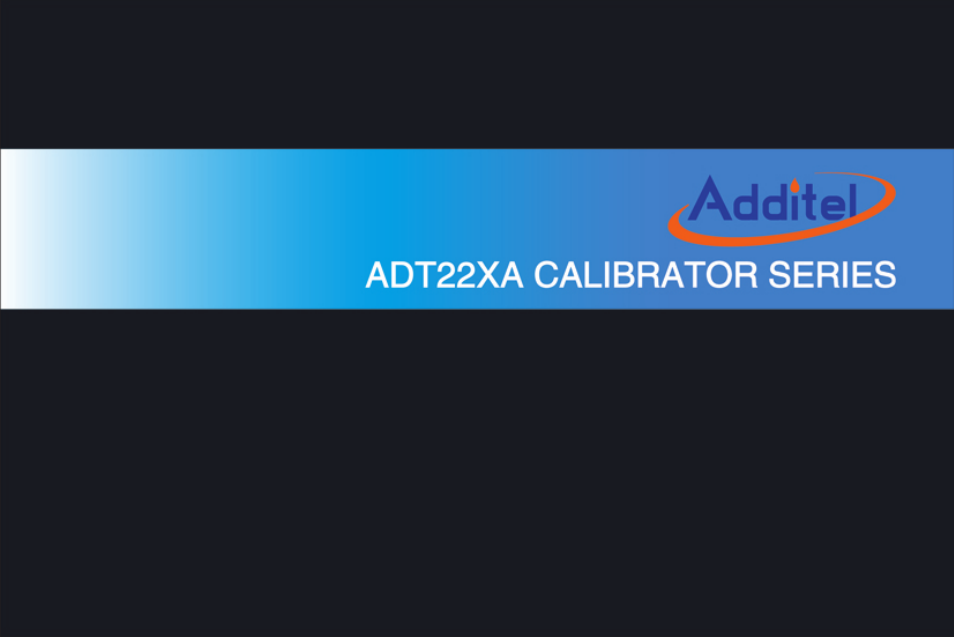 Additel 221A Multifunction Temperature Calibrator User Manual User Manual | 87 pages